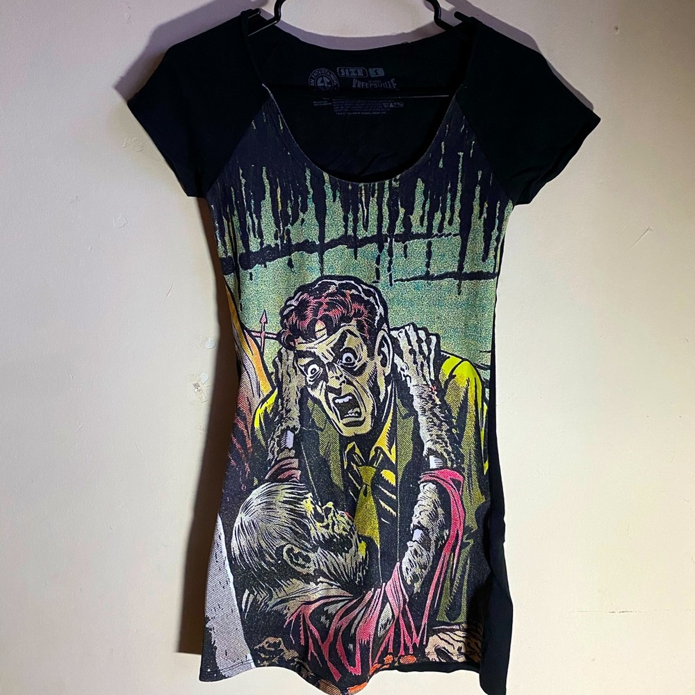Tales from the Crypt Mini Dress ♻️